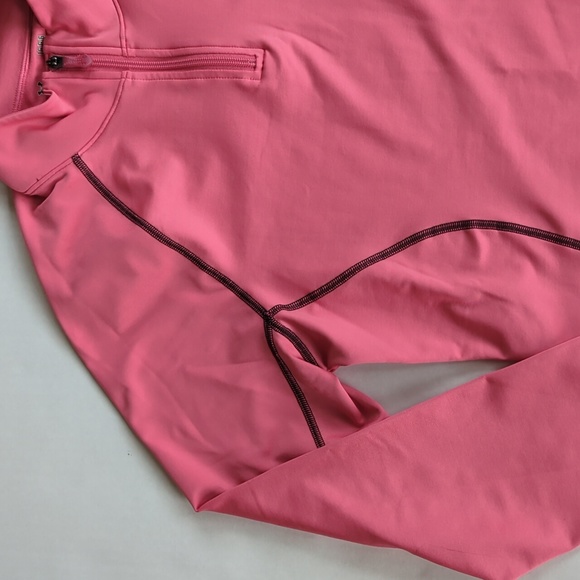 Under Armour Cold Gear Semi-Fitted Long Sleeve Athletic Top L Pink - Picture 12 of 14